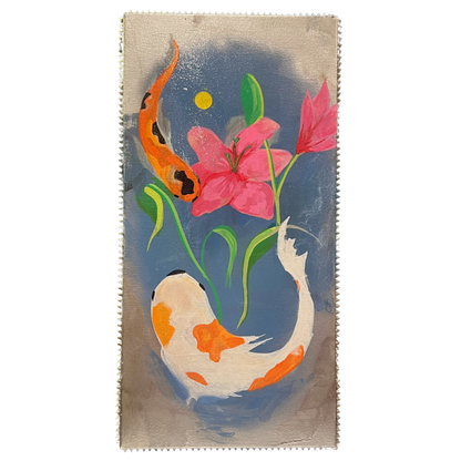 "KOI x LILY" ACRYLIC GRADIENT PAINTING
