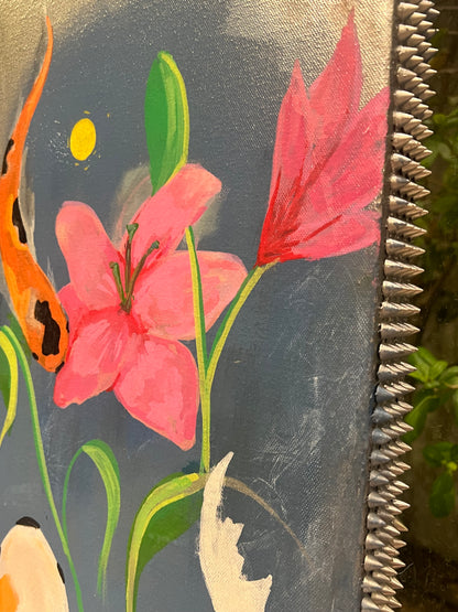 "KOI x LILY" ACRYLIC GRADIENT PAINTING